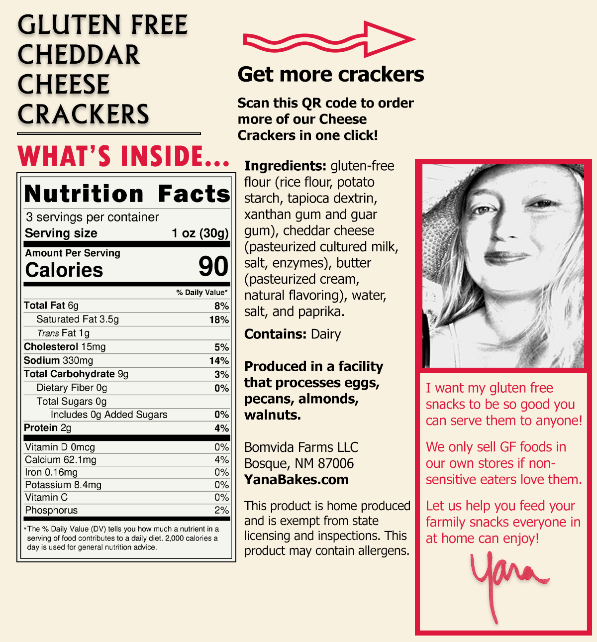 Cheese Crackers (Gluten-Free, Small-Batch)