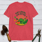 Eat Local & Live Better Softstyle Tee
